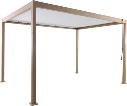 Havepavillon 3x4 m Træstruktur Aluminium
