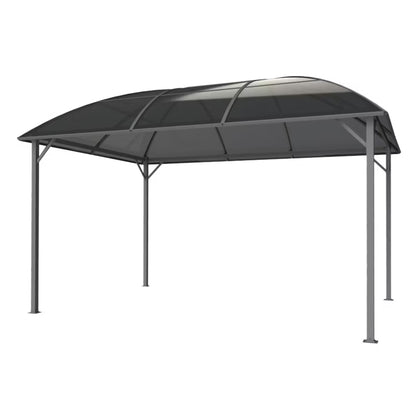 Havepavillon 3x4 m Grå med Buet Tag