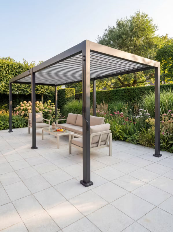 Havepavillon 6x3 m Antracit