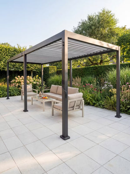 Havepavillon 6x3 m Antracit