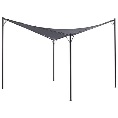 Havepavillon Aventine 300x300 cm Mørkegrå Stål