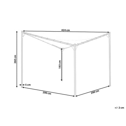 Havepavillon Aventine 300x300 cm Stål