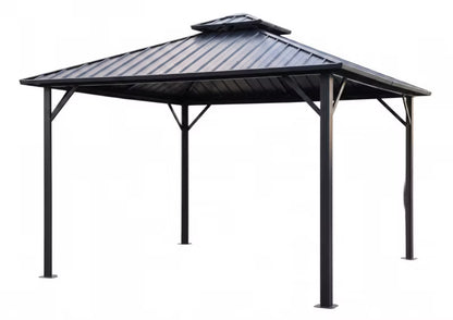Havepavillon Borneo 365x365 cm Mørkegrå