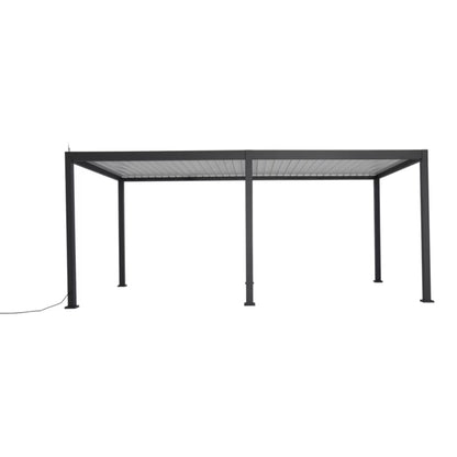 Havepavillon Breva Automatisk LED 3x6 m Antracit