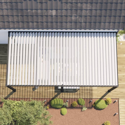 Havepavillon Breva Automatisk LED 3x6 m Antracit