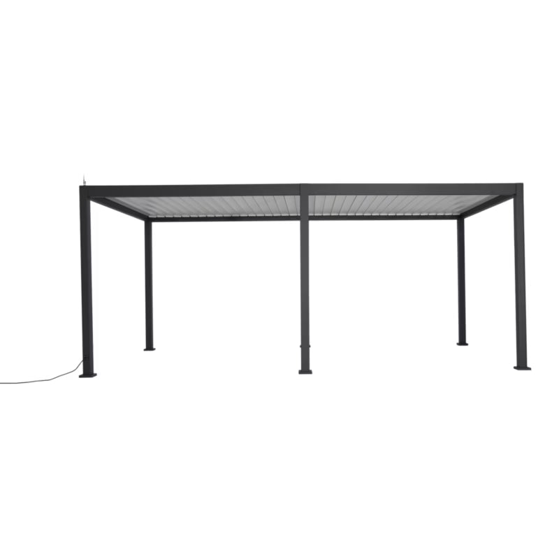 Havepavillon Breva Automatisk LED 3x6 m Antracit