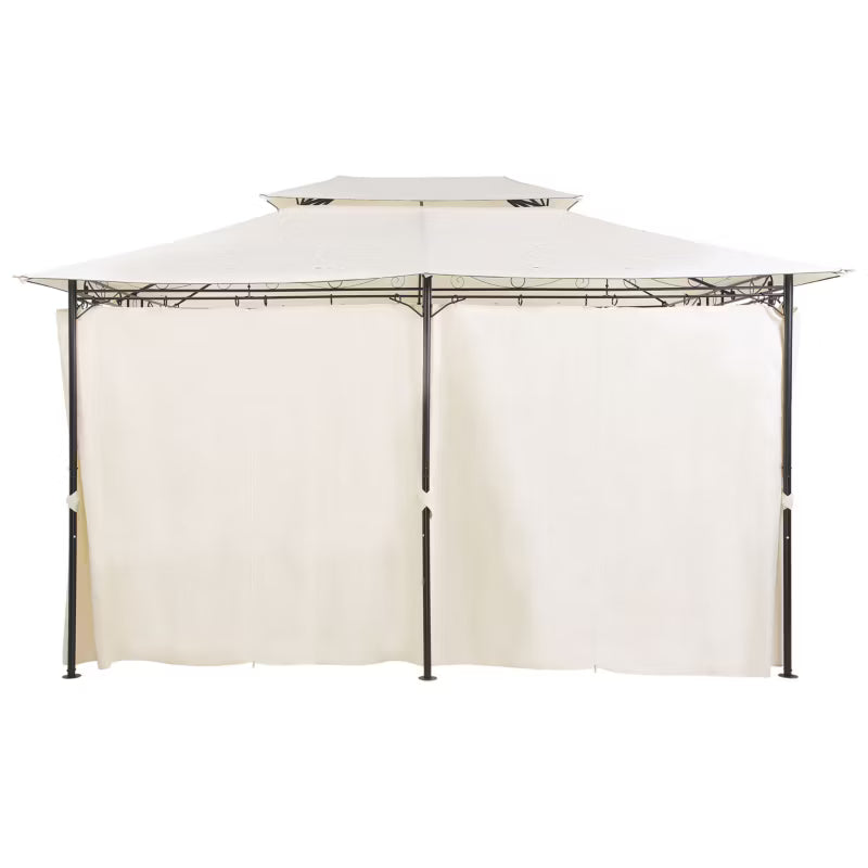 Havepavillon Colos 300x400 cm Beige Stål
