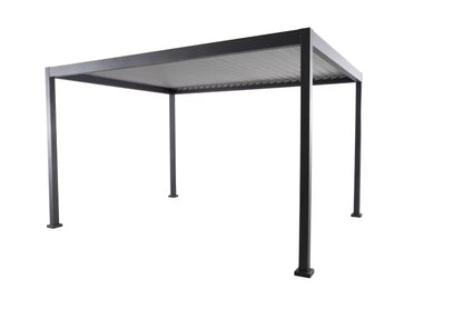 Havepavillon Evisa 3x4 m Mørkegrå Aluminium