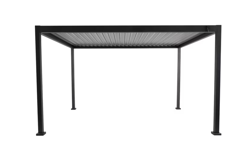 Havepavillon Evisa 3x4 m Mørkegrå Aluminium