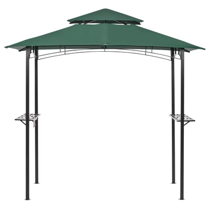 Havepavillon Naro 121x185 cm Mørkegrøn Stål