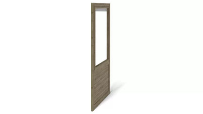 Havepavillon Panel med Vindue 101x217 cm Grøn Træ ALT16