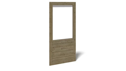 Havepavillon Panel med Vindue 101x217 cm Grøn Træ ALT16