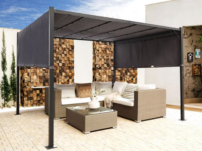 Havepavillon Parga 310x310 cm med LED Lys