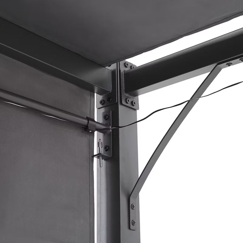 Havepavillon Parga 310x310 cm med LED Lys