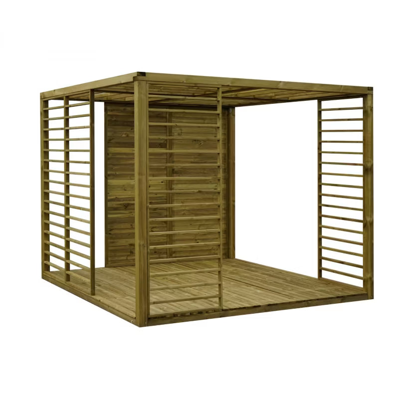 Havepavillon Rest 300x300 cm Fyrretræ