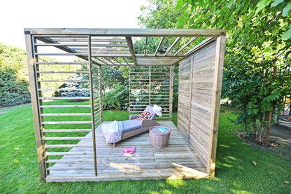 Havepavillon Rest 300x300 cm Fyrretræ