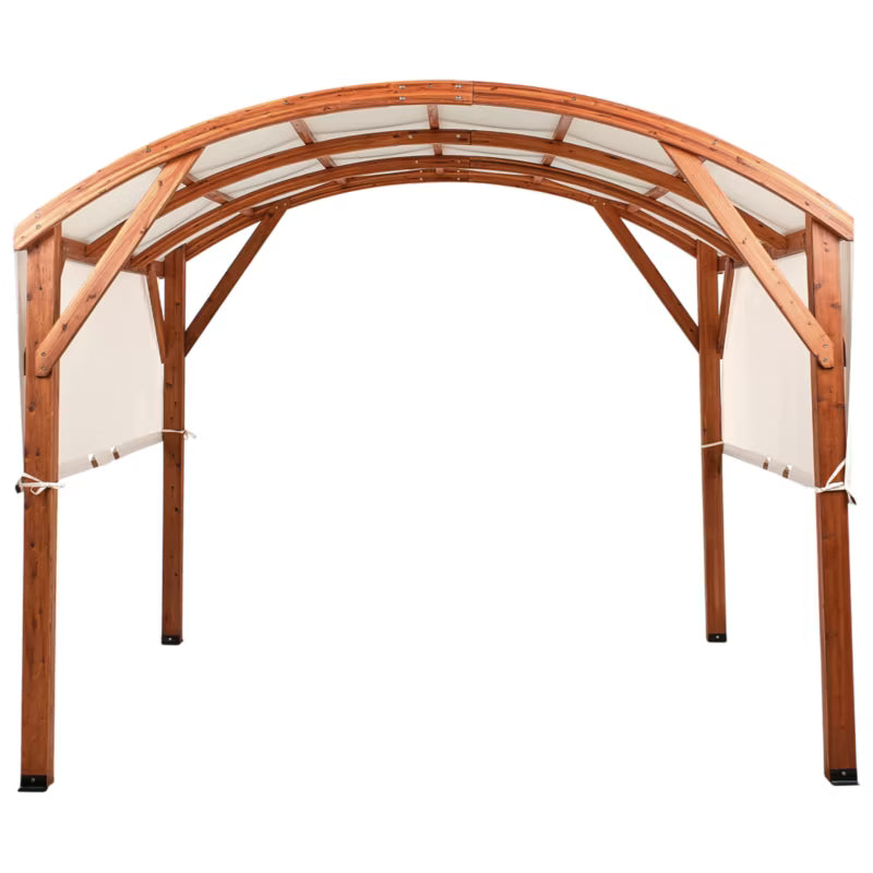 Havepavillon Scopello 303x300 cm Brun/Beige