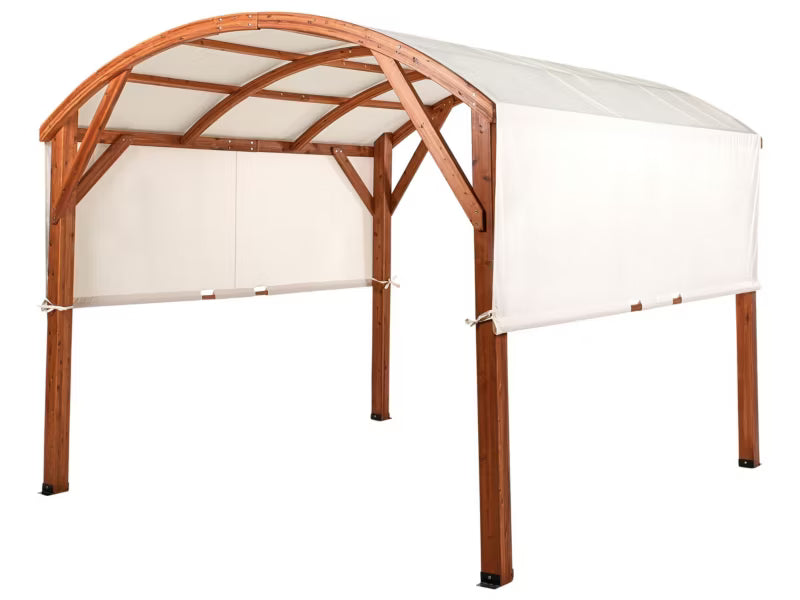 Havepavillon Scopello 303x300 cm Brun/Beige