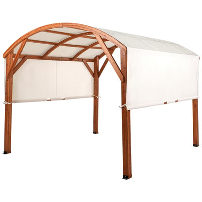 Havepavillon Scopello 303x300 cm Brun/Beige