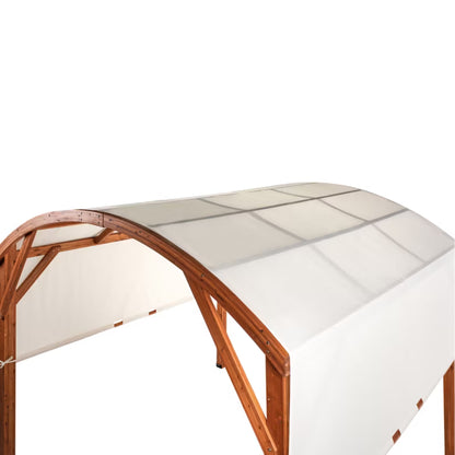 Havepavillon Scopello 303x300 cm Brun/Beige