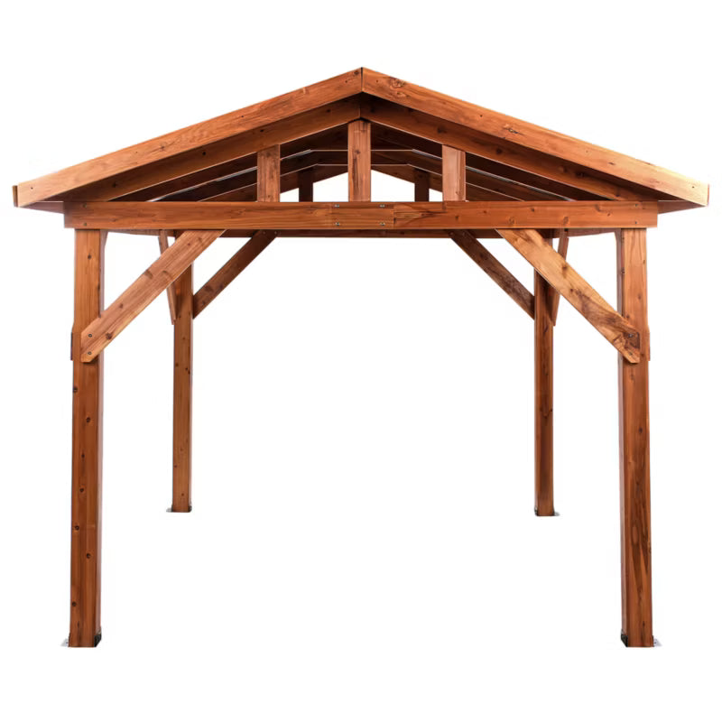 Havepavillon Secchia 296x350 cm Brun