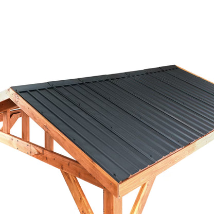 Havepavillon Secchia 296x350 cm Brun
