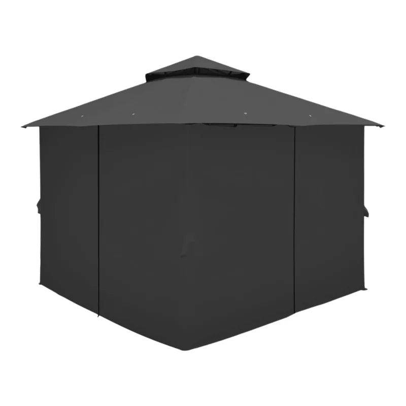 Havepavillon Thar 3x3 m Antracit Grå
