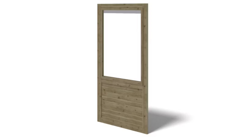 Havepavillon Træ 404x404 cm med Paneler Grøn