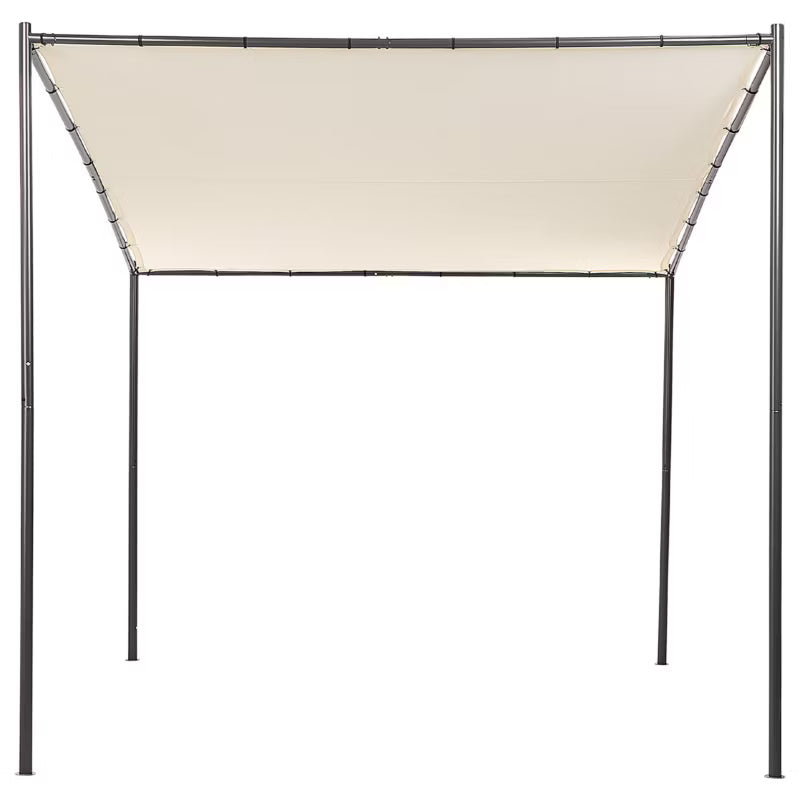 Havepavillon Vimino 282x294 cm Beige Stål