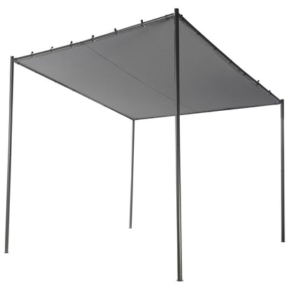 Havepavillon Vimino 282x294 cm Mørkegrå Stål