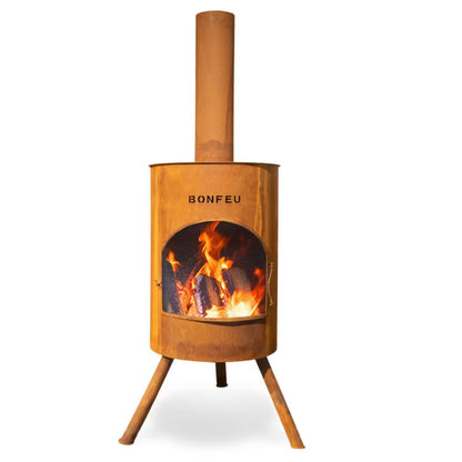 Havepejs BonTon 40x145 cm Rustfarvet