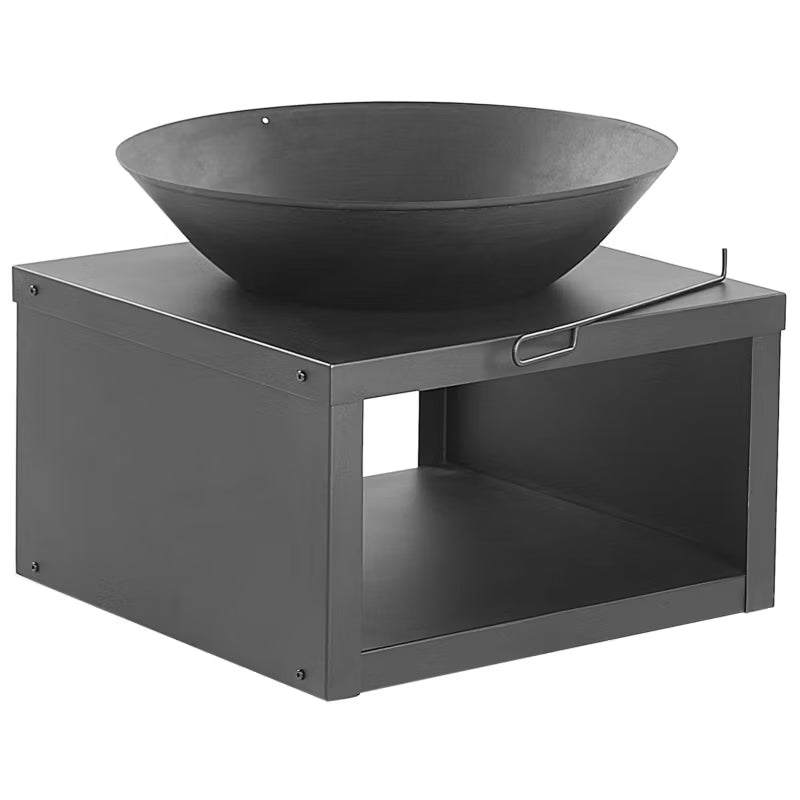 Havepejs Tanara 60x50 cm Sort Stål