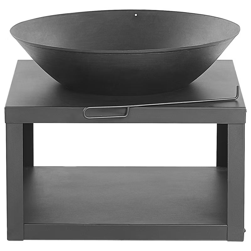Havepejs Tanara 60x50 cm Sort Stål