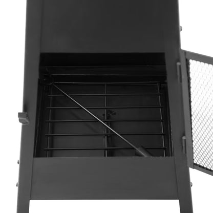 Havepejs Yasur 41x100 cm Sort Stål