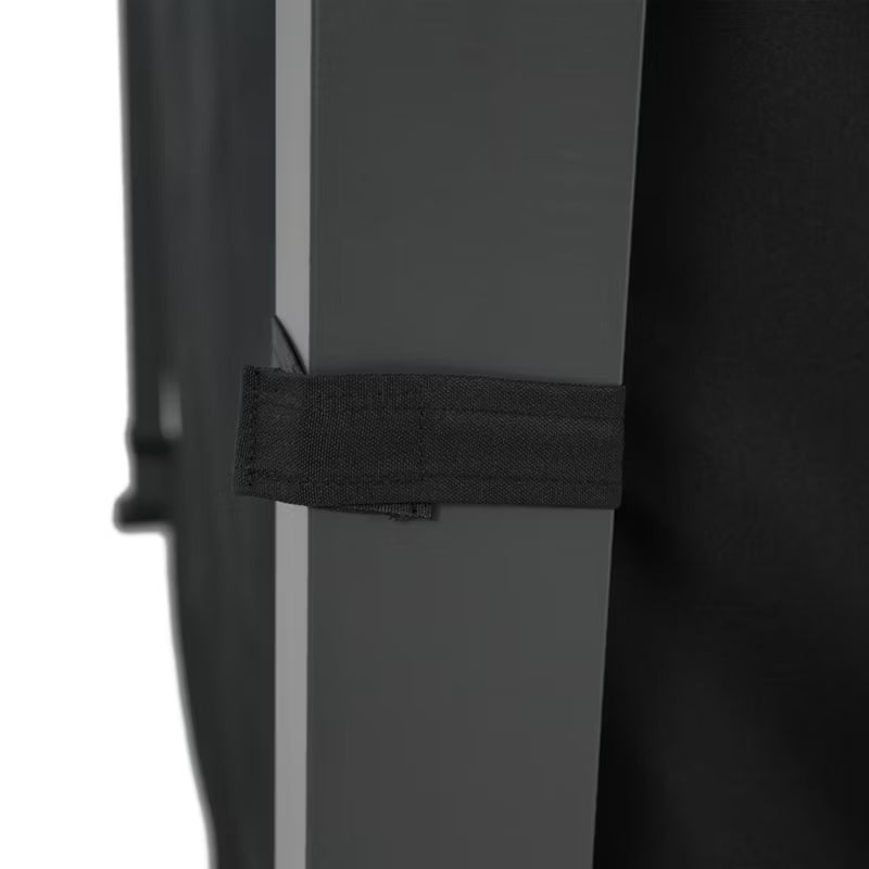 Havepergola 3x3 m Antracitgrå Aluminium med Ståltag