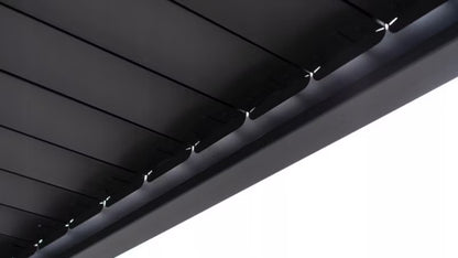 Havepergola 3x4 m Aluminium med Lameltag Antracit