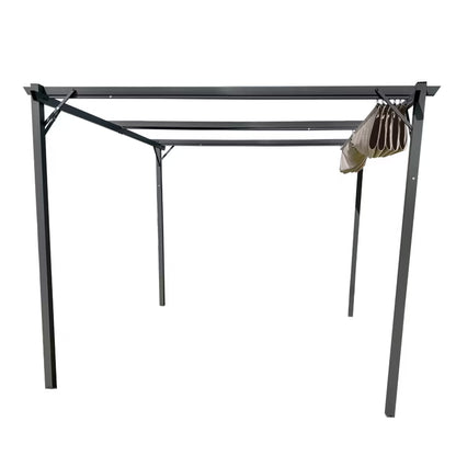 Havepergola 3x4 m Beige Stål