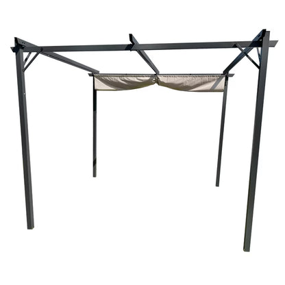 Havepergola 3x4 m Beige Stål