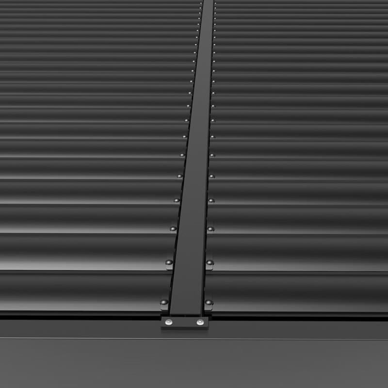 Havepergola 580x400 cm Antracit Aluminium