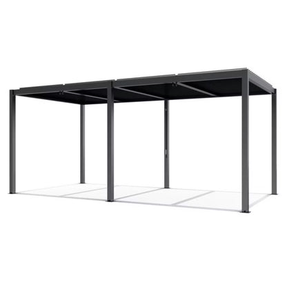 Havepergola 580x400 cm Antracit Aluminium