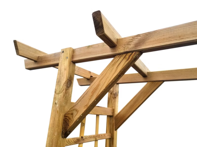 Havepergola 70x180x210 cm Fyrretræ