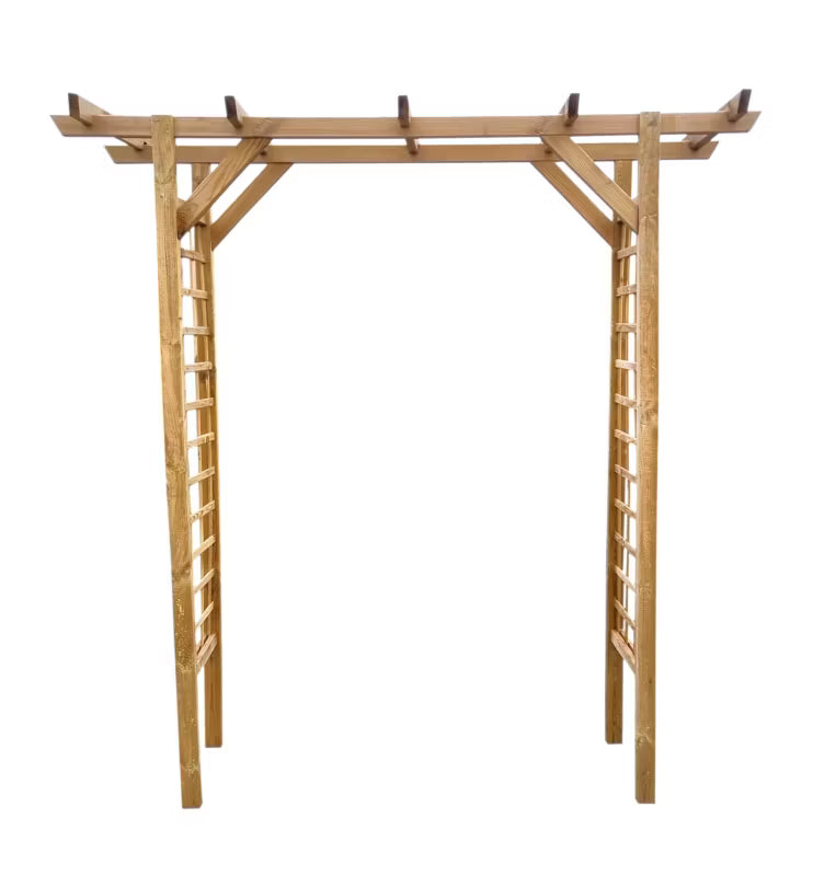 Havepergola 70x180x210 cm Fyrretræ