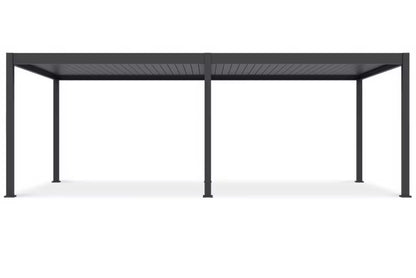 Havepergola Elektrisk DELUXE Automatic 3,6x7,2 m med LED Antracit