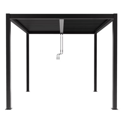 Havepergola Luxe 3x4 m Antracit med LED