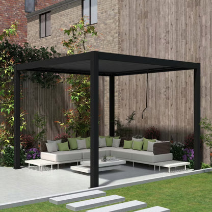 Pergola PRIMARY 3x3 m Antracit Stål