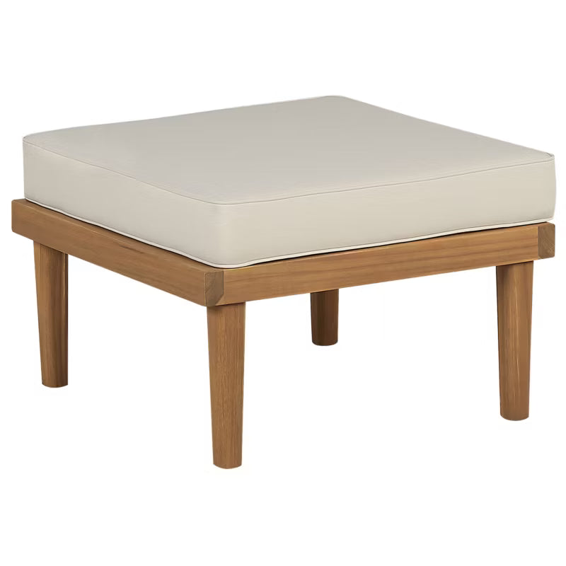 Havepuf Baratti 57x57 cm Akacietræ Brun