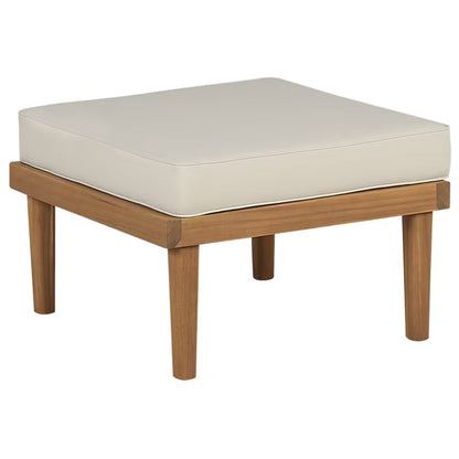Havepuf Baratti 57x57 cm Akacietræ Brun