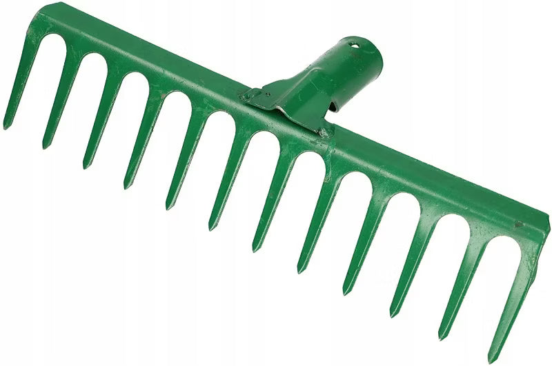 Haverive 12 Tænder 31 cm Grøn Metal