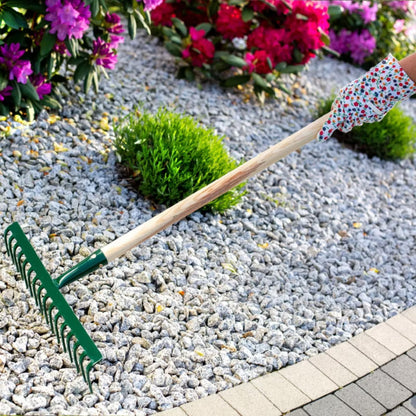 Haverive 16 Tænder 40,5 cm med Skaft Grøn