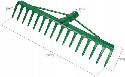 Haverive 16 Tænder 42 cm Grøn